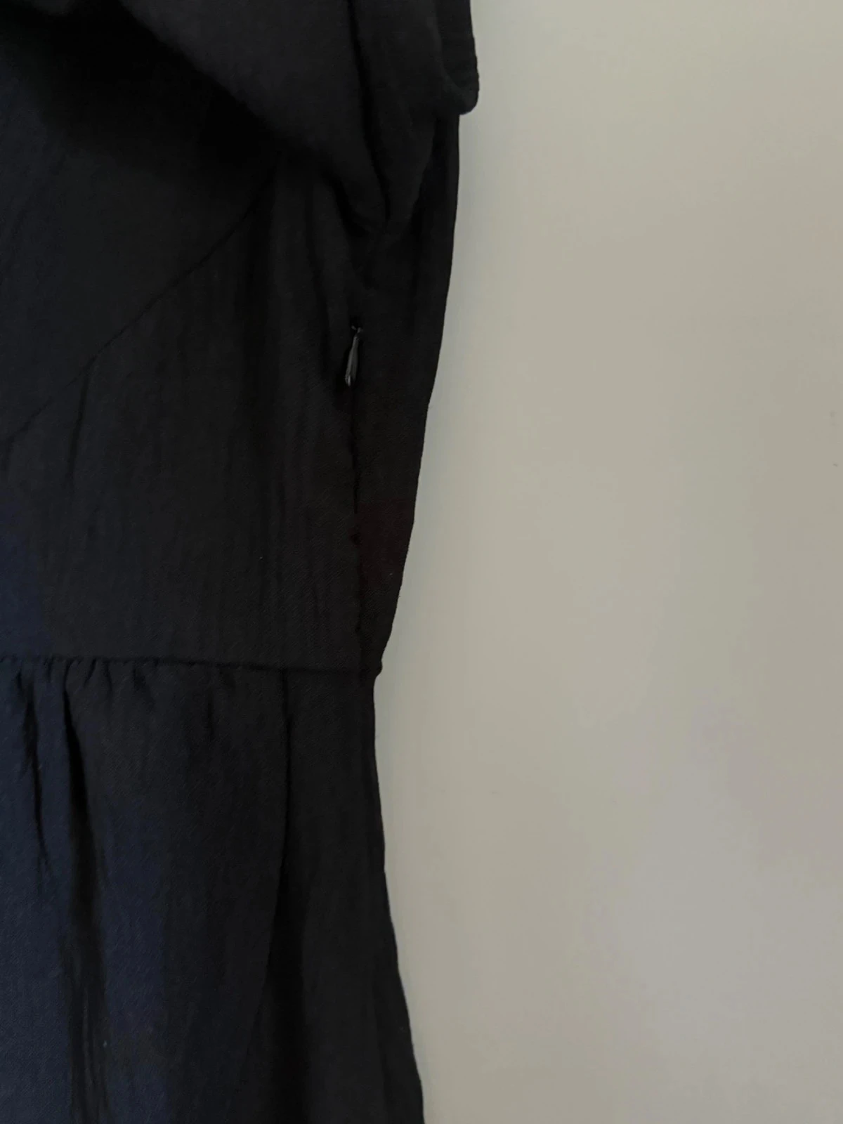 Black tie-front shirt dress Stradivarius - Size M (38) – photo 5